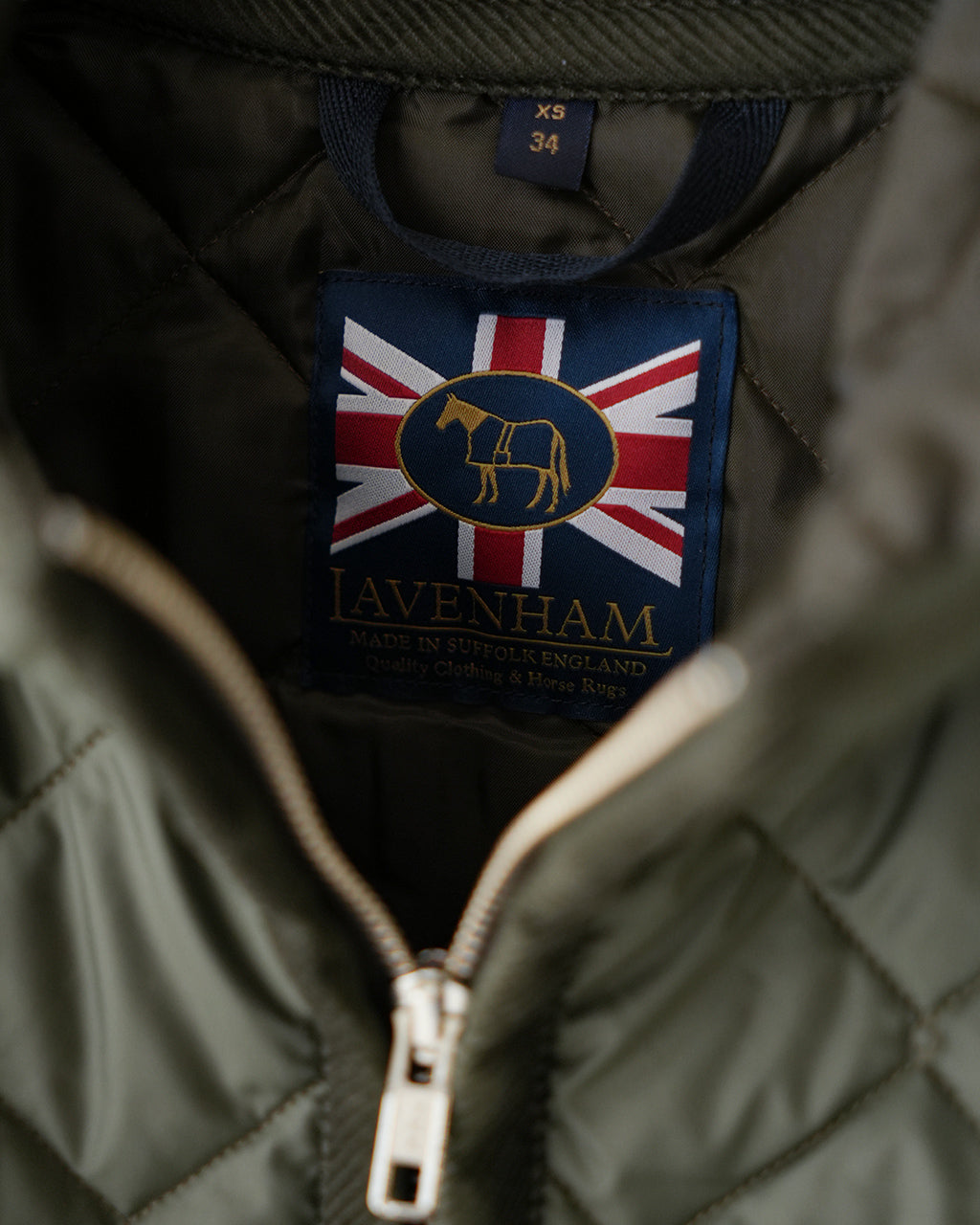 LAVENHAM ラベンハム ジップド クレイドン キルティングジャケット