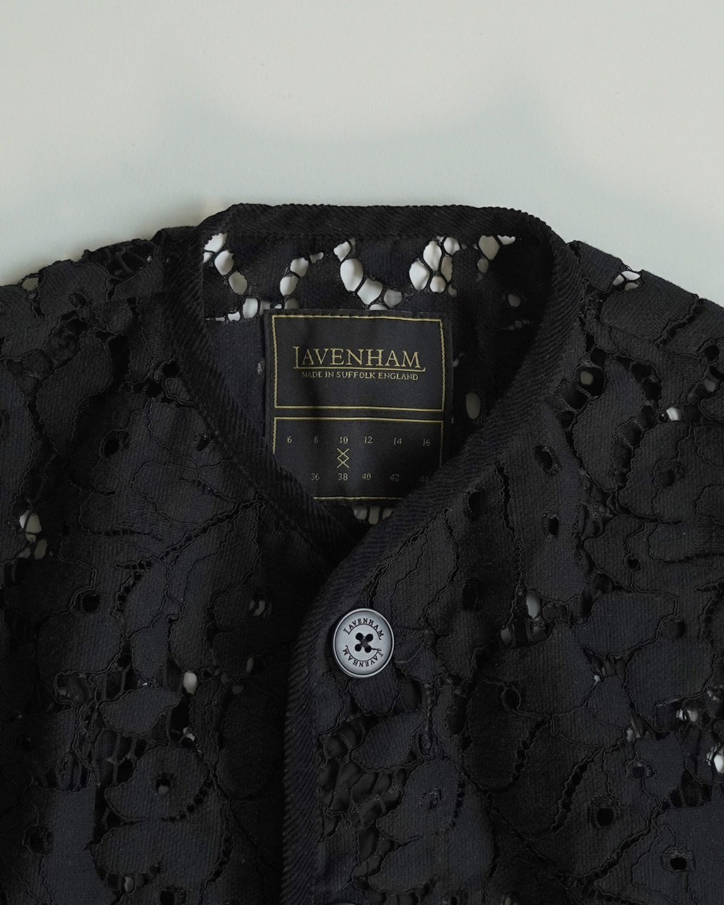 LAVENHAM ラベンハム ブラックエディション レース クロップド