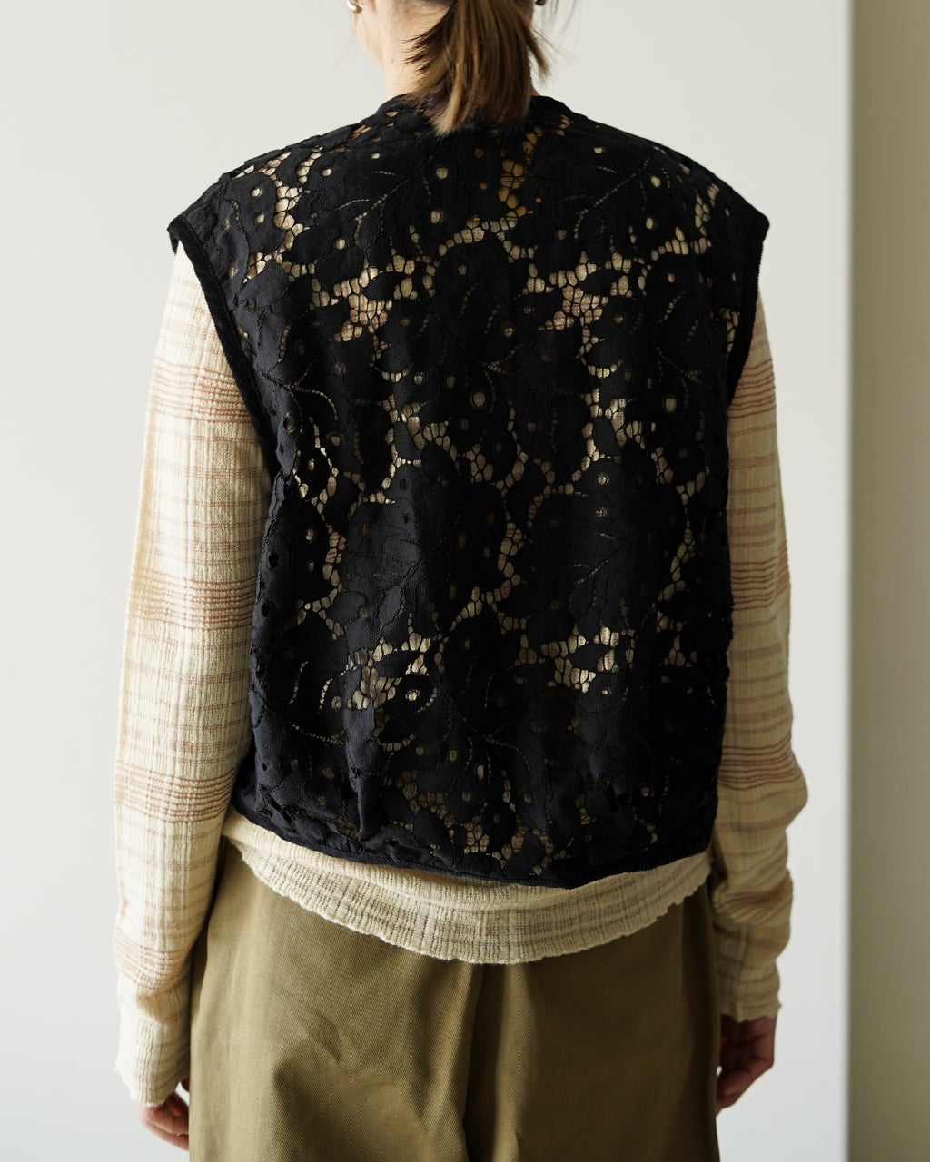 LAVENHAM ラベンハム ブラックエディション レース クロップド