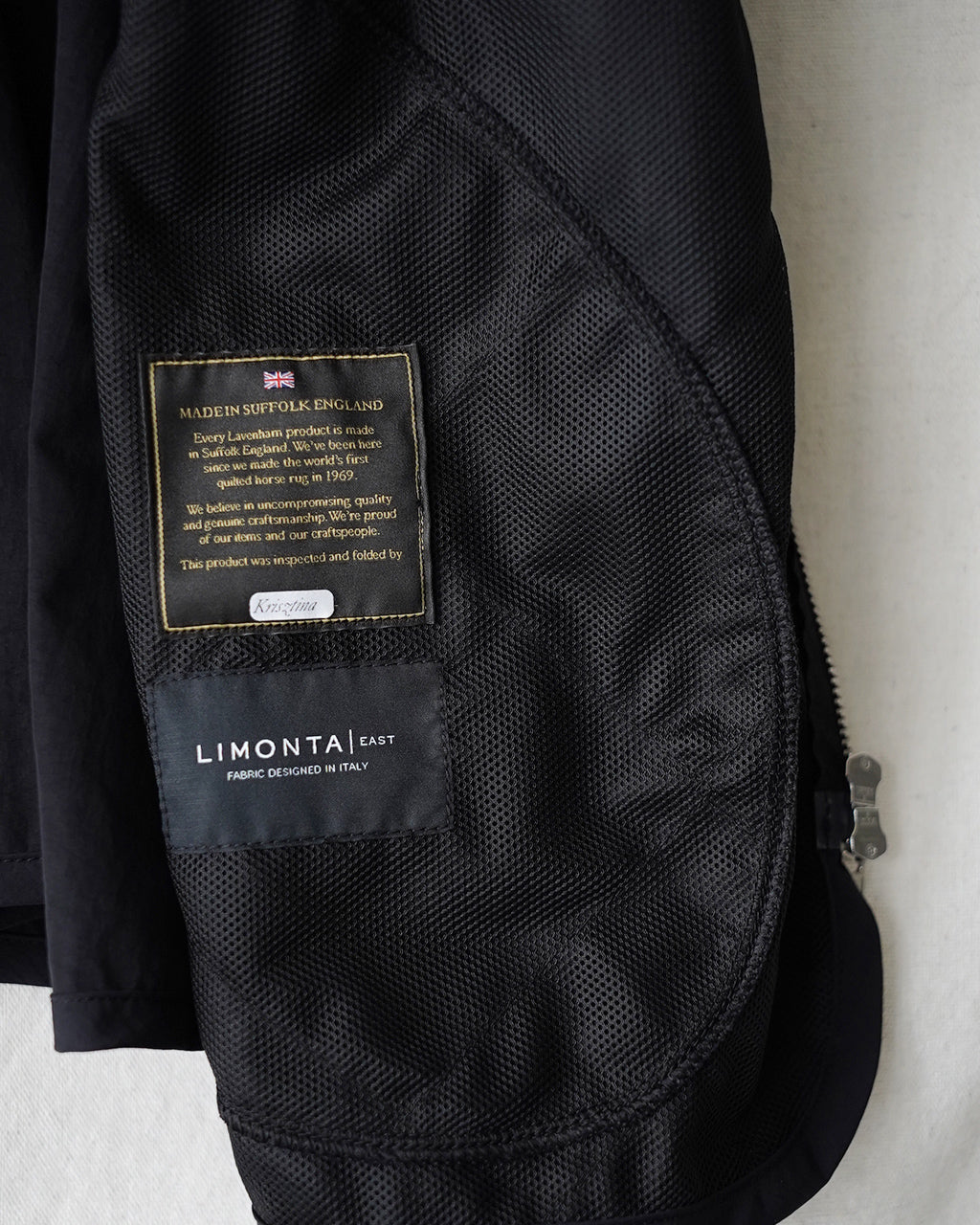 LAVENHAM ラベンハム ブラックエディション ジップアップ ハイネック