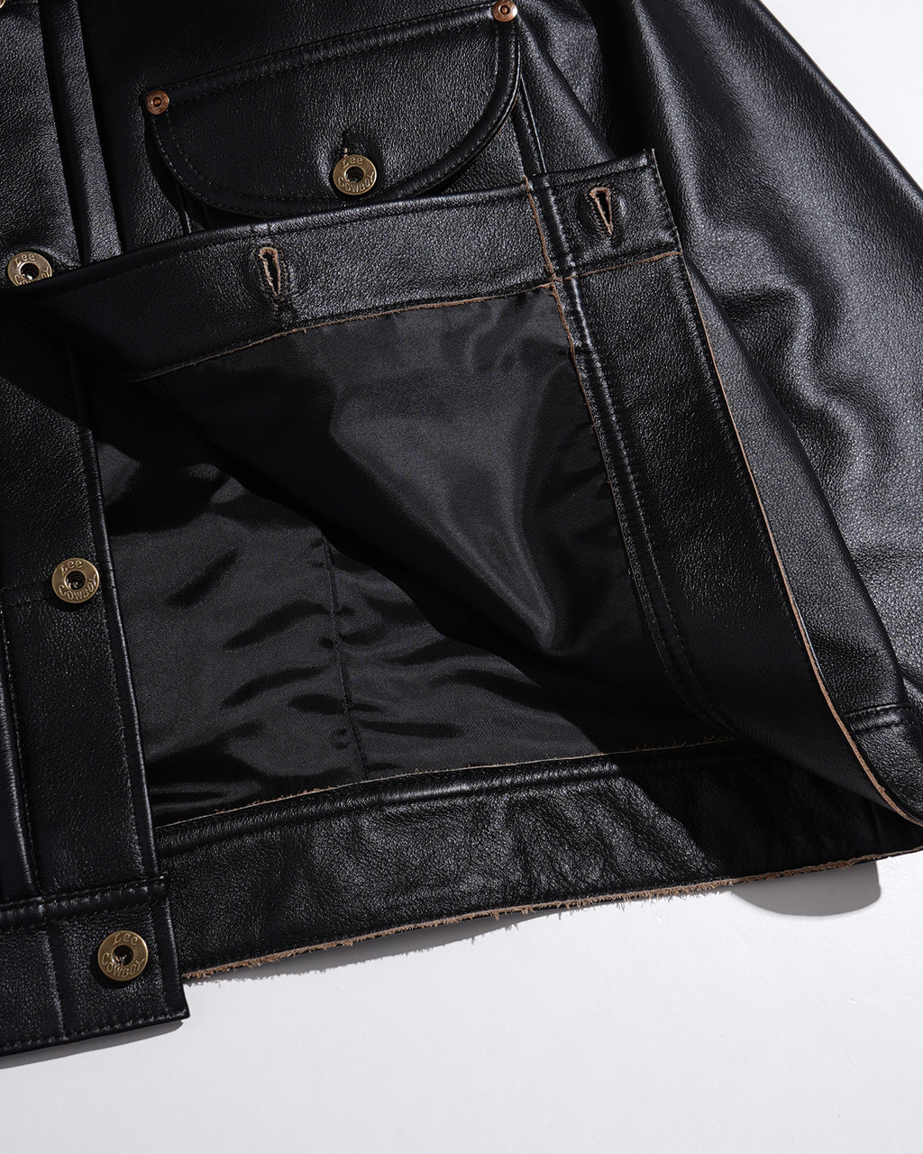 Lee リー レザージャケット LEATHER COWBOY JACKET アウター 牛革 革ジャン カウボーイジャケット LM9901 【送料無料】