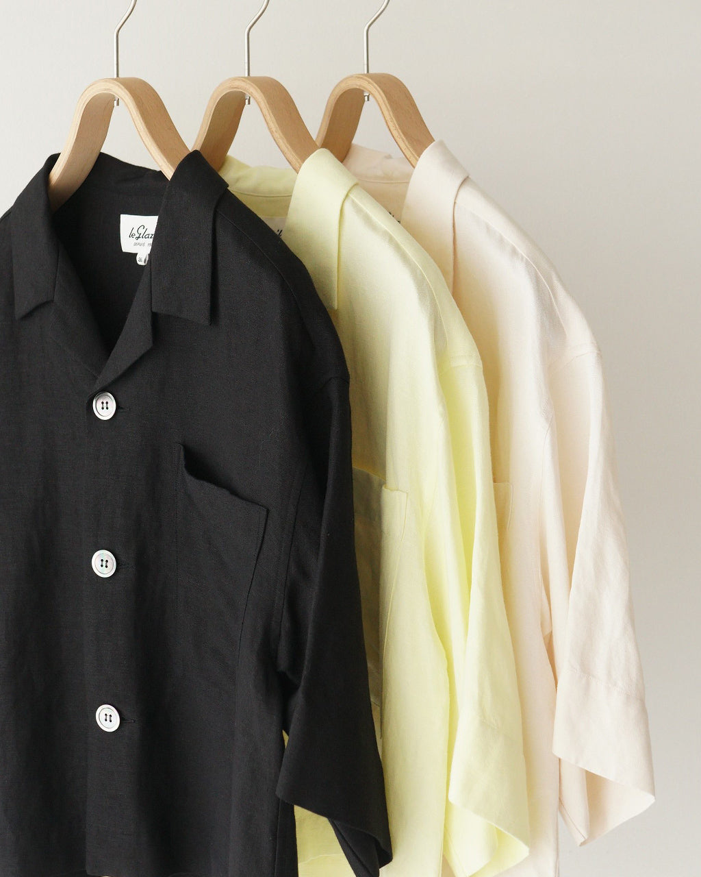 【先行予約：2025年6月上旬頃入荷予定】LE GLAZIK ル グラジック オープンカラーシャツ OPEN COLLAR SHIRT LG-B0258 LRC【クーポン対象外】【送料無料】