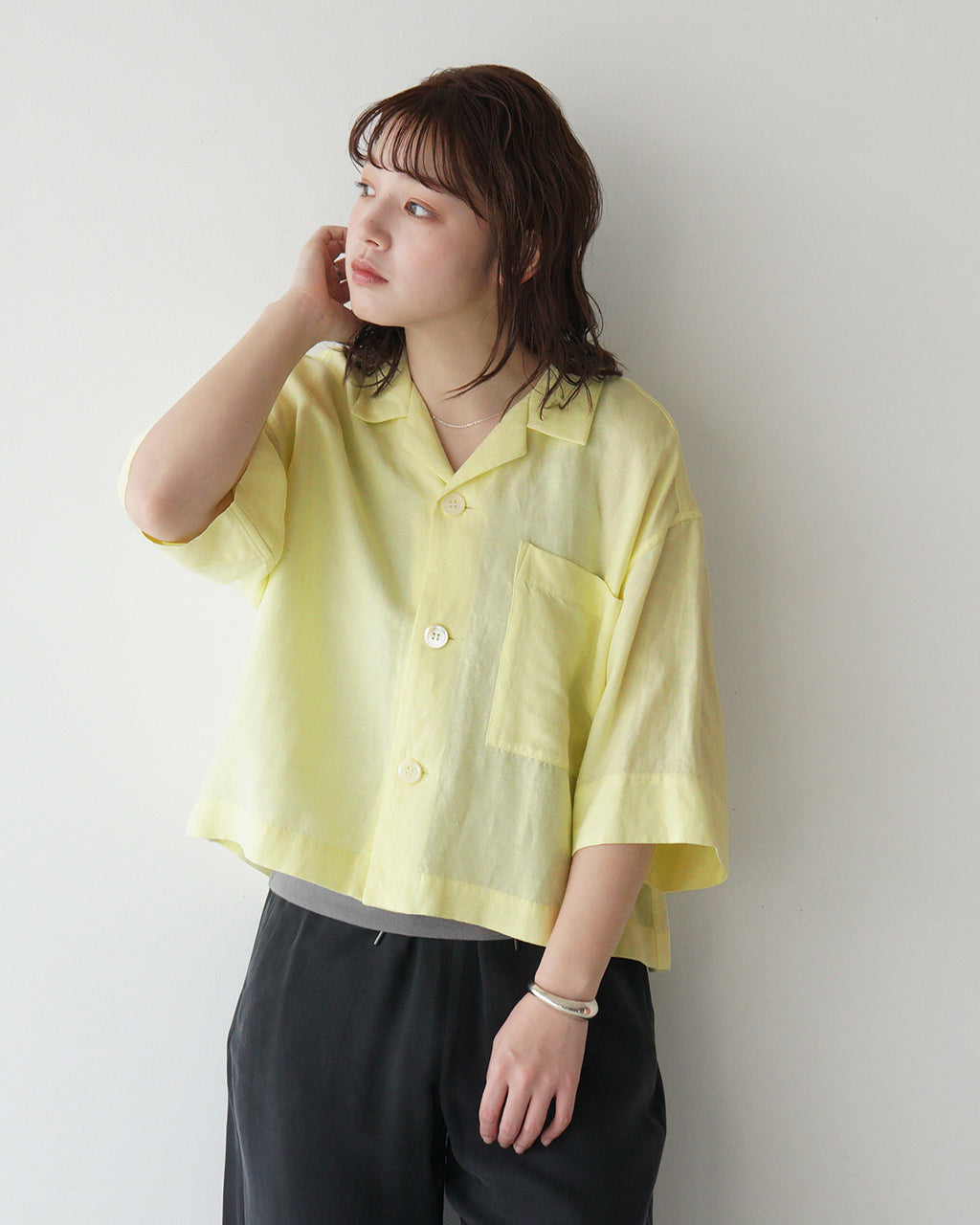 【先行予約：2025年6月上旬頃入荷予定】LE GLAZIK ル グラジック オープンカラーシャツ OPEN COLLAR SHIRT LG-B0258 LRC【クーポン対象外】【送料無料】