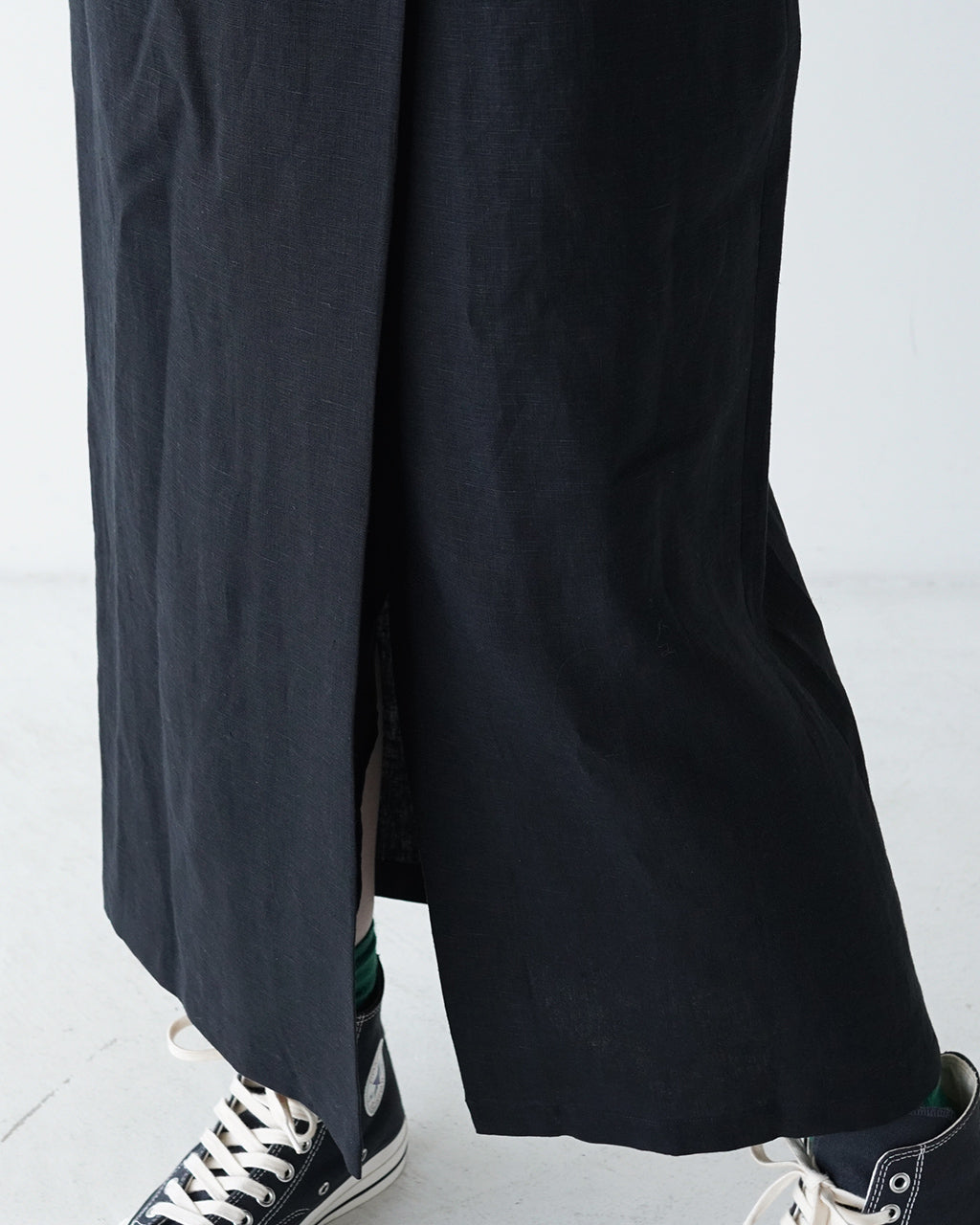 le glazik ル グラジック エラスティック スカート ELASTIC SKIRT フレア スリット LG-F0058 LIB【送料無料】