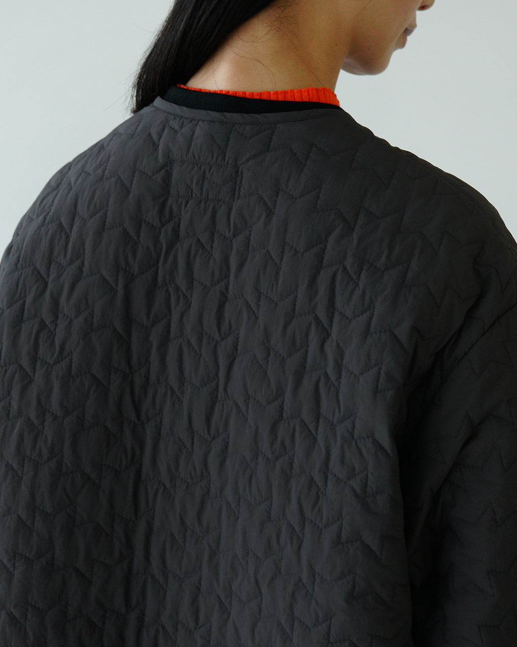 【SALE！20%OFF】LE GLAZIK ル グラジック ジャケット カラーレス ジャケット COLLARLESS JACKET キルト LG-A0614GNT 【送料無料】