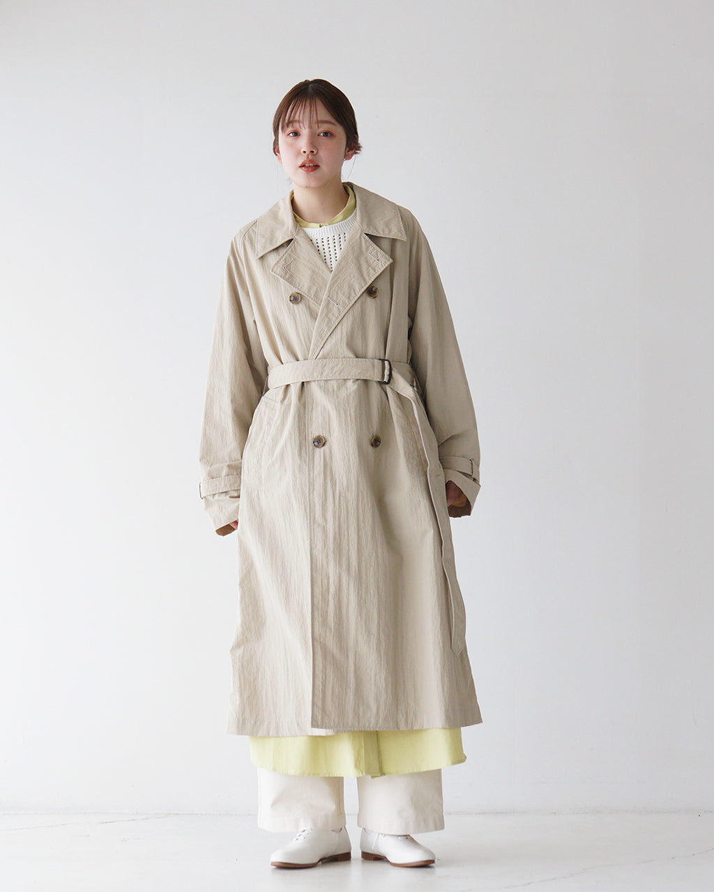 le glazik ル グラジック ナイロンタフタ トレンチコート TRENCH COAT 羽織 LG-A0696 RTU【送料無料】