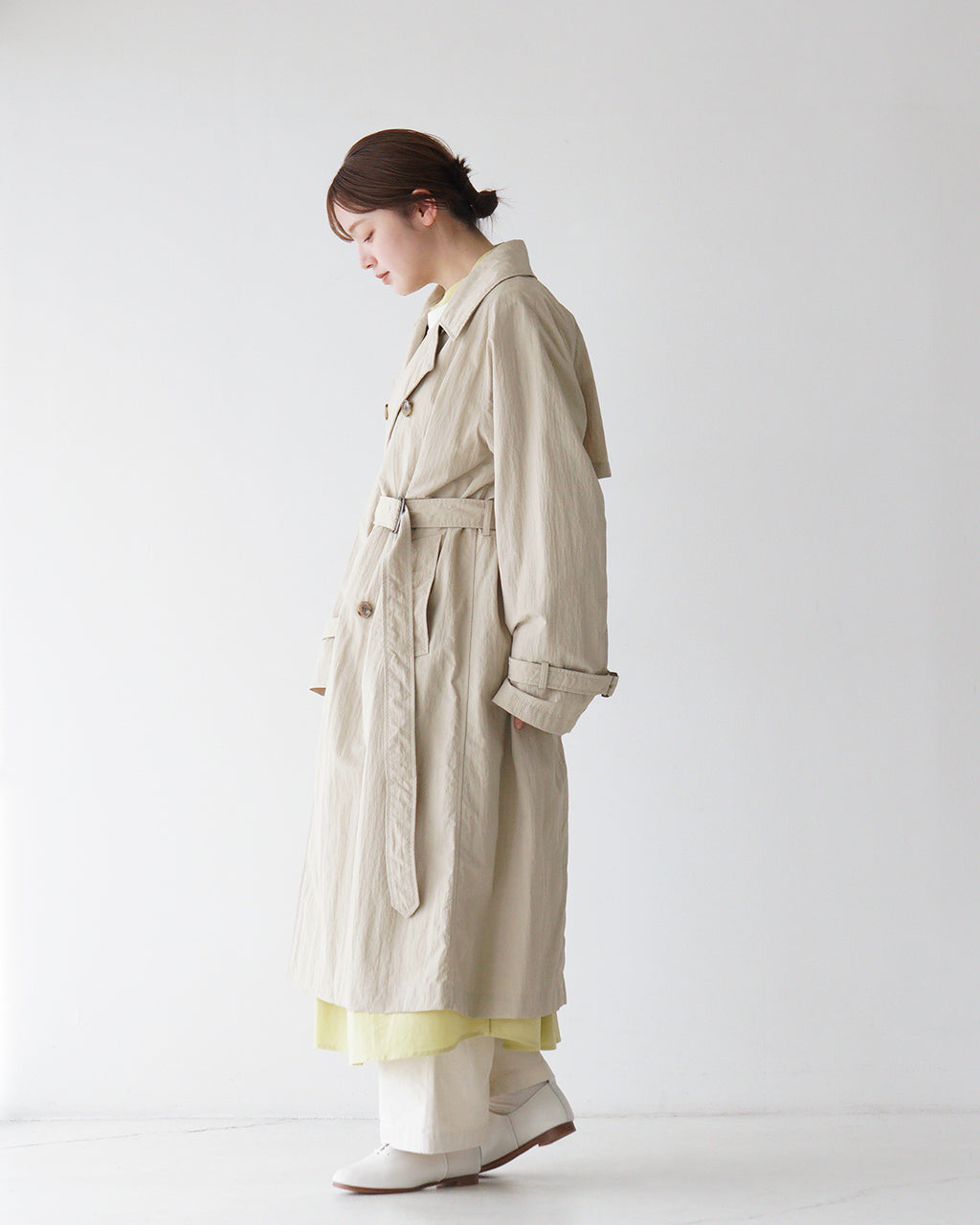 le glazik ル グラジック ナイロンタフタ トレンチコート TRENCH COAT 羽織 LG-A0696 RTU【送料無料】