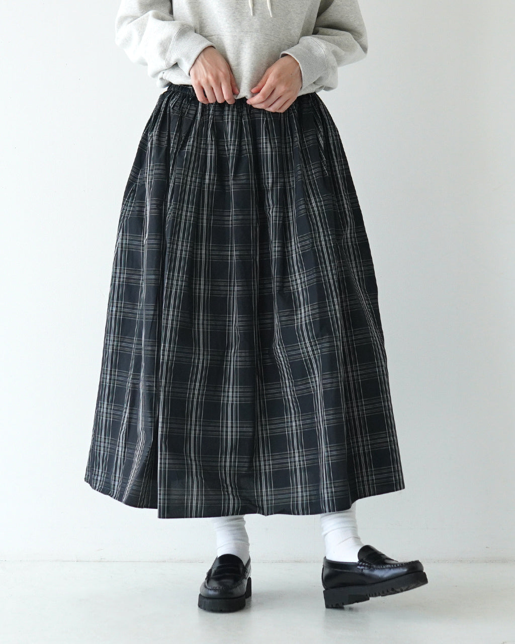 LE GLAZIK ル グラジック ギャザー スカート GATHERED SKIRT LG-F0045MTC【送料無料】