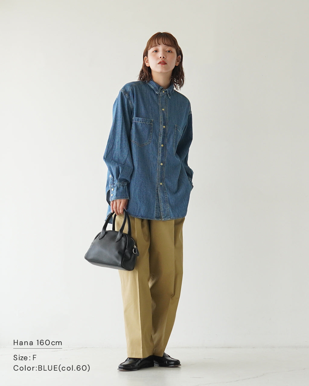 Le Melange ルメランジュ ルメランジェ 5.5オンス ライト デニム シャツ 5.5oz LIGHT DENIM SH 8443202【送料無料】