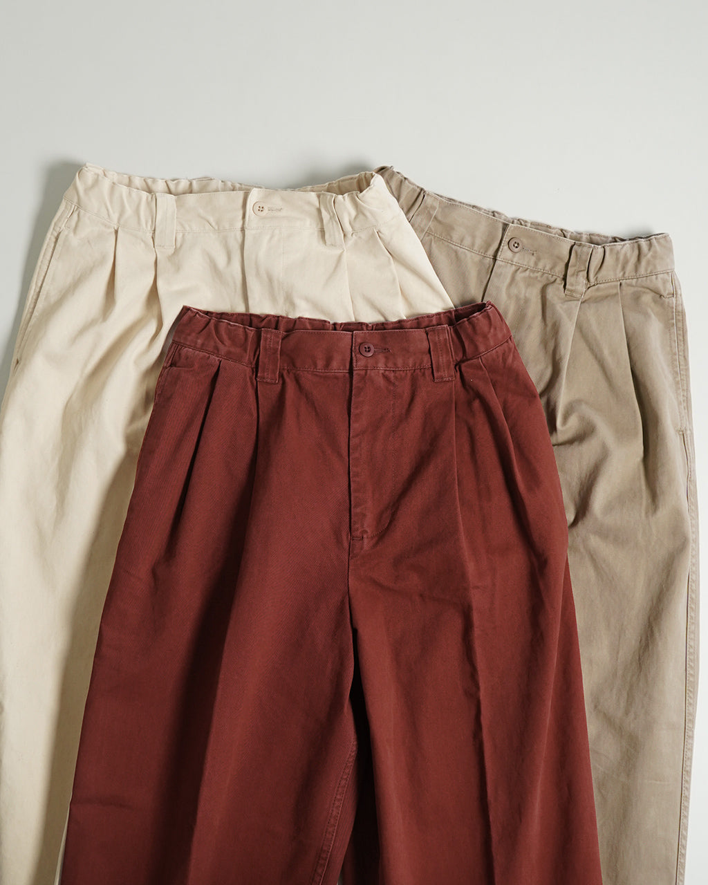 Le Melange ルメランジュ 10.5オンス コットンツイル ブラッシュドパンツ 10.5oz cotton twill brushed pants 8443501【送料無料】