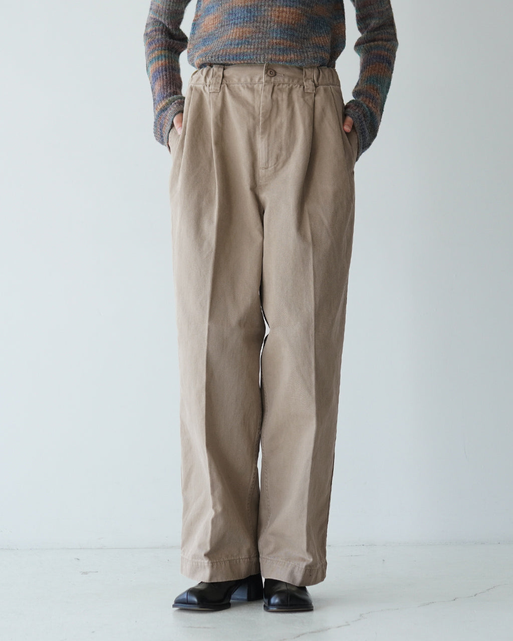 Le Melange ルメランジュ 10.5オンス コットンツイル ブラッシュドパンツ 10.5oz cotton twill brushed pants 8443501【送料無料】