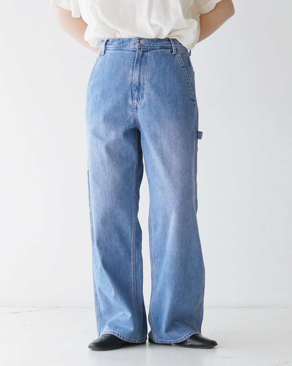 LE MELANGE ルメランジュ デニム ペインターパンツ 9.5oz DENIM ジーンズ 8513501【送料無料】