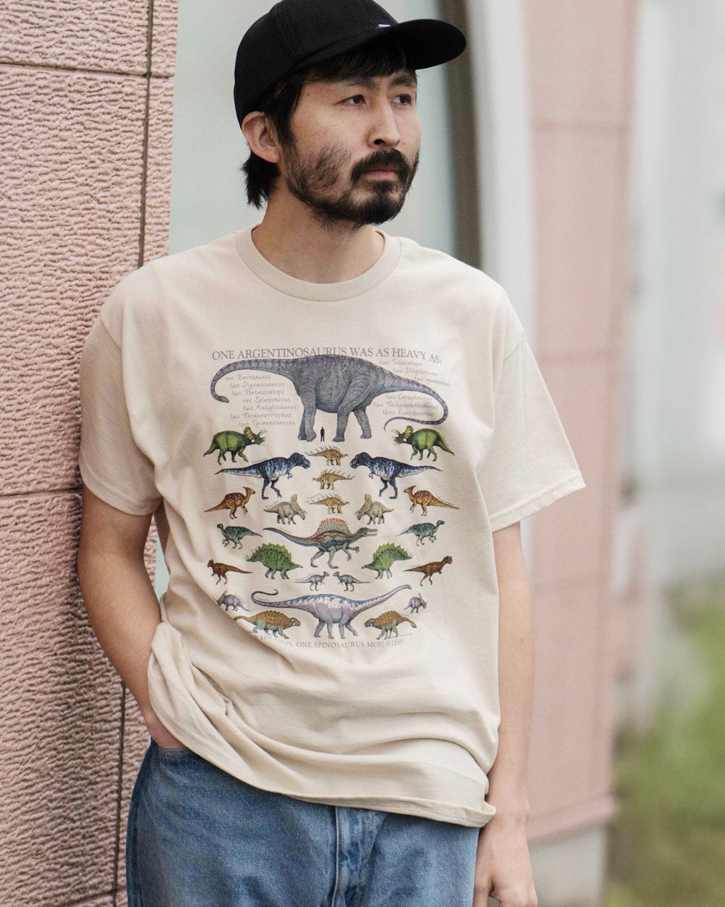 LIBERTY GRAPHICS リバティーグラフィックス  半袖Tシャツ グラフィックT クルーネック 動物 アニマル 恐竜 コットン 丸胴 カットソー