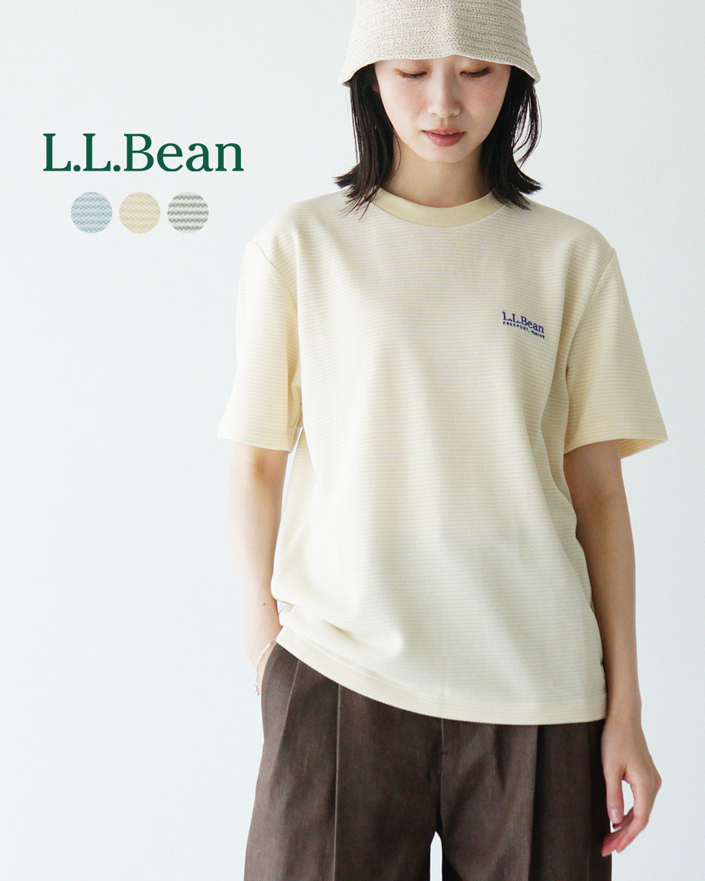 L.L.Bean エルエルビーン Sumner Short-Sleeve Tee サマーショートスリーブ Tシャツ 5275-0147 正規取扱店