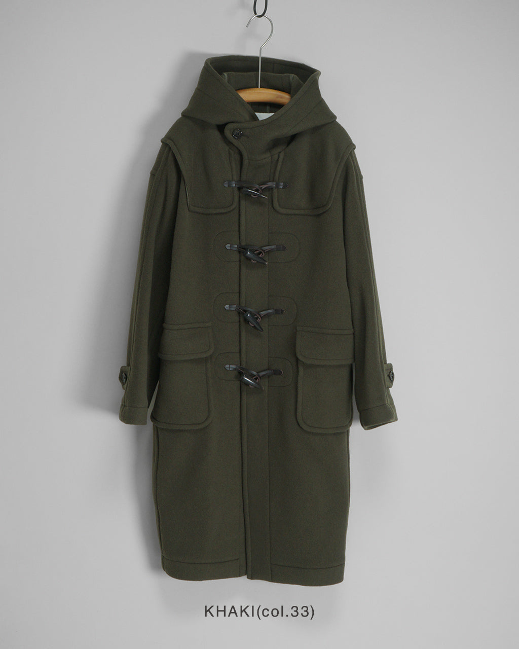 ウール メルトンダッフルコート LV-JK6318A
