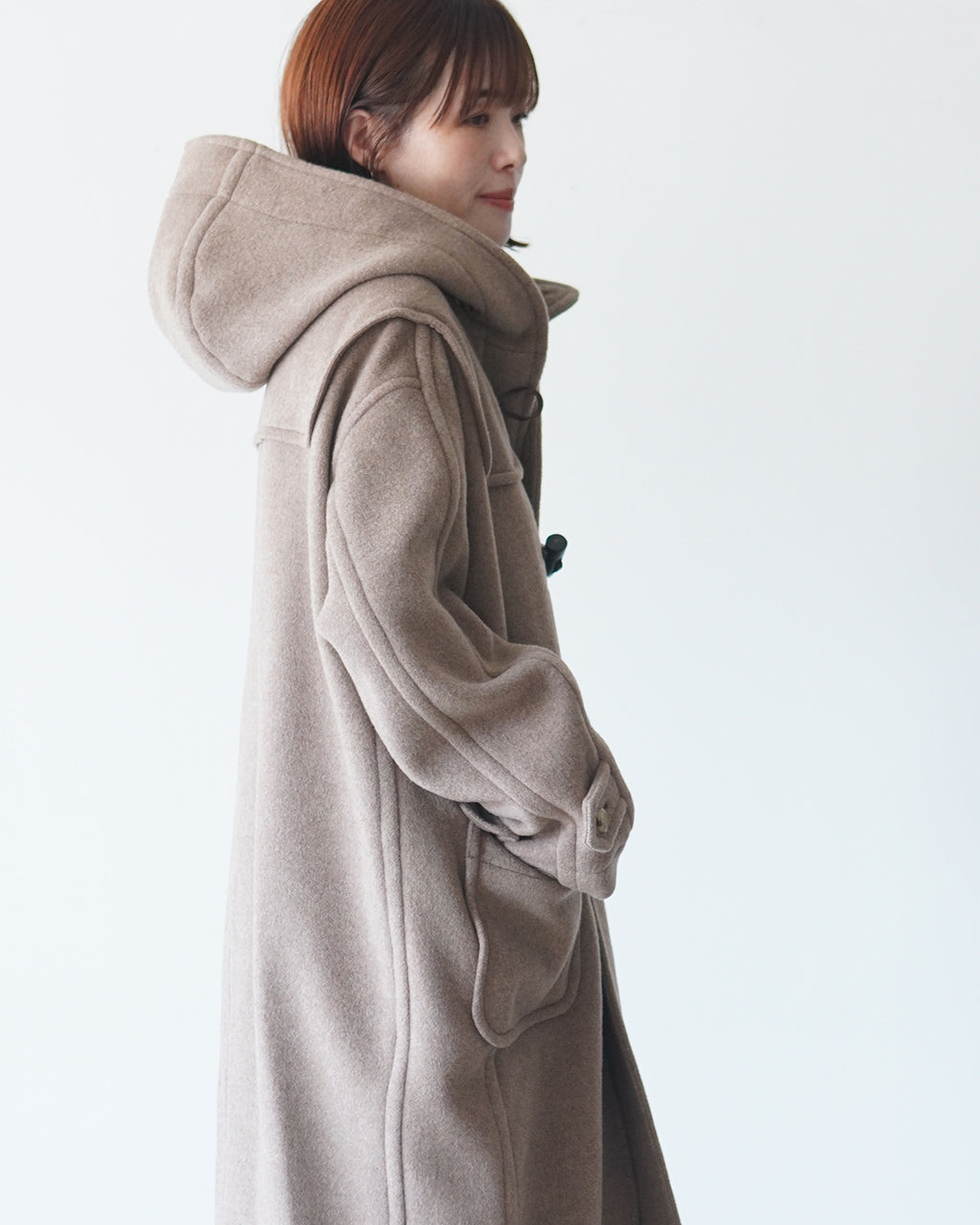 ウール メルトンダッフルコート LV-JK6318A