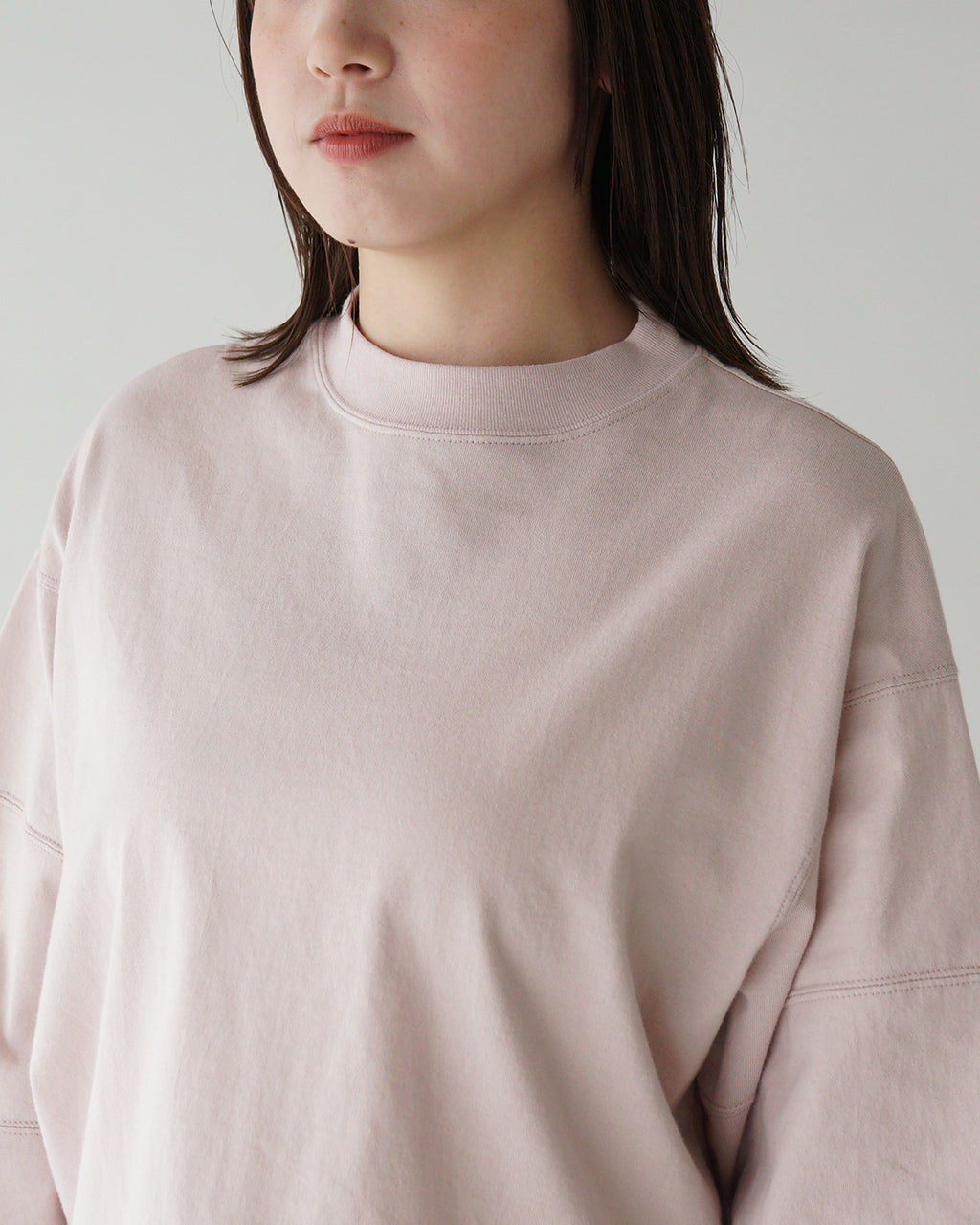 MANON マノン クロップド丈 ロングスリーブ Tシャツ SWICH SLEEVE LS TEE カットソー クルーネック MNN-C-146【送料無料】