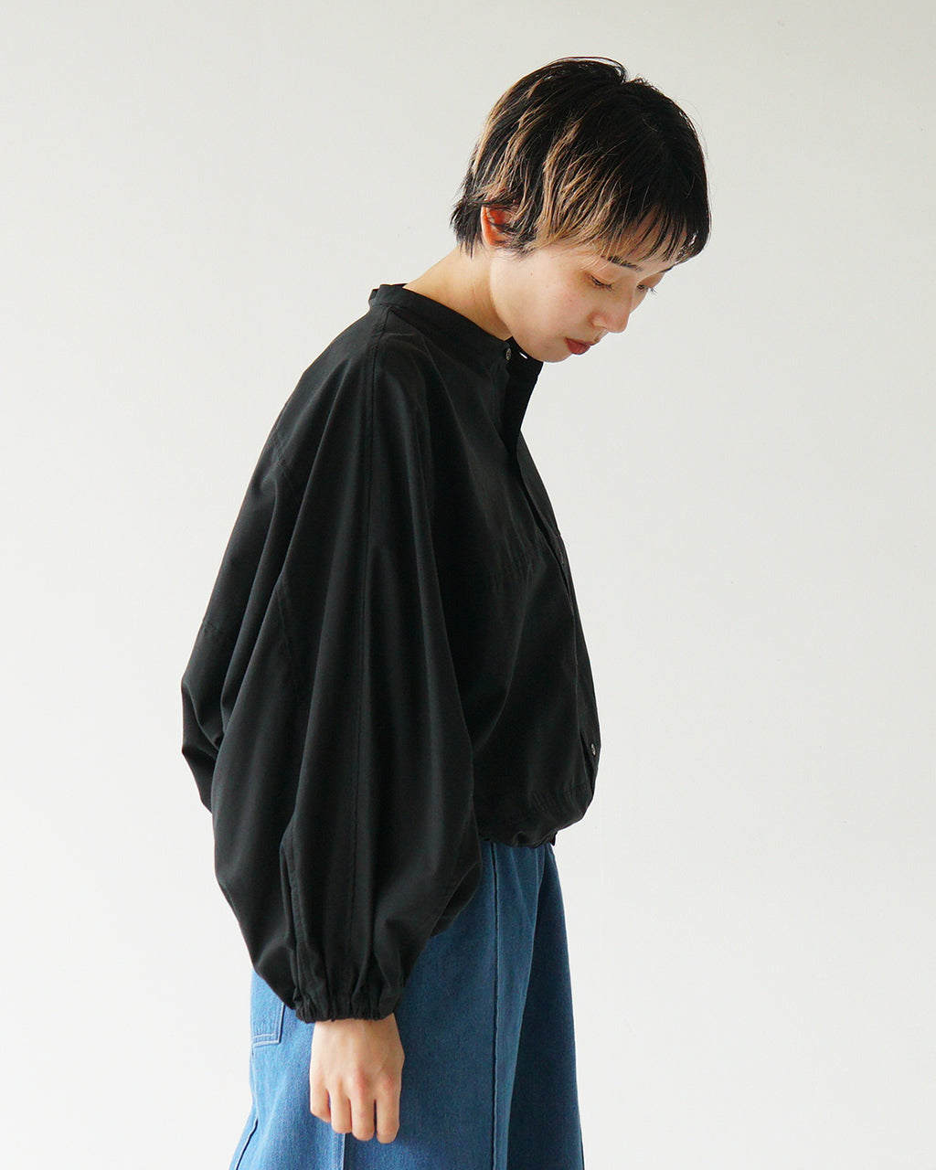 MANON マノン 変形ドルマンスリーブ シャツ ジャケット DOLMAN SLEEVE SHORT SHT ドレスシャツ ショート丈 羽織 MNN-SH-280【送料無料】