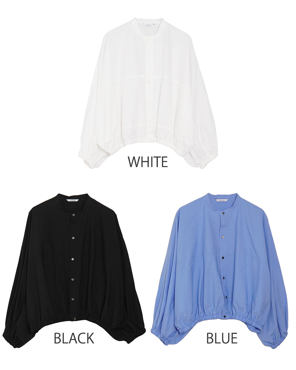 MANON マノン 変形ドルマンスリーブ シャツ ジャケット DOLMAN SLEEVE SHORT SHT ドレスシャツ ショート丈 羽織 MNN-SH-280【送料無料】