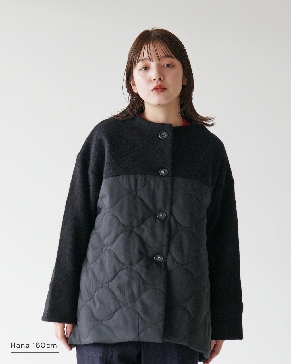 mao made マオメイド アウター  Aライン キルト コート A LINE QUILT COATジャケット ウール 中綿キルト キルティング 441133【送料無料】