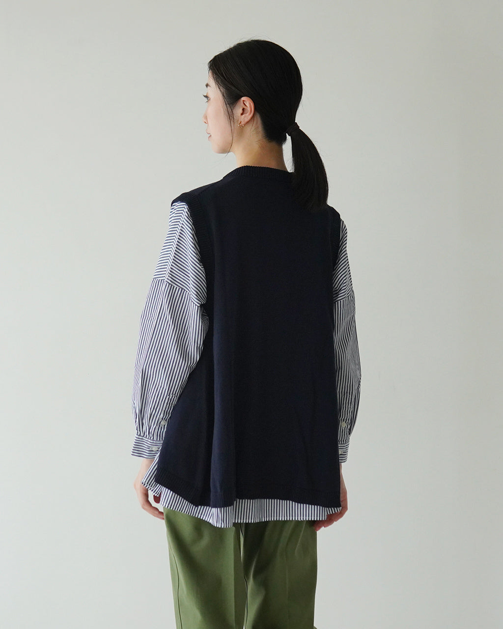 mao made マオメイド やわらかコットンベスト yawaraka cotton vest 441109