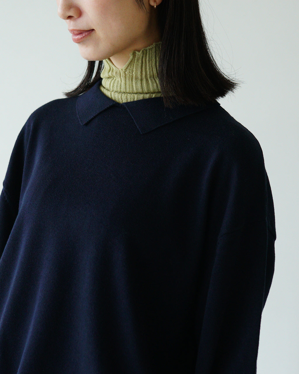 mao made マオメイド プルオーバー PULLOVER ニット セーター スタンドカラー 441126【送料無料】