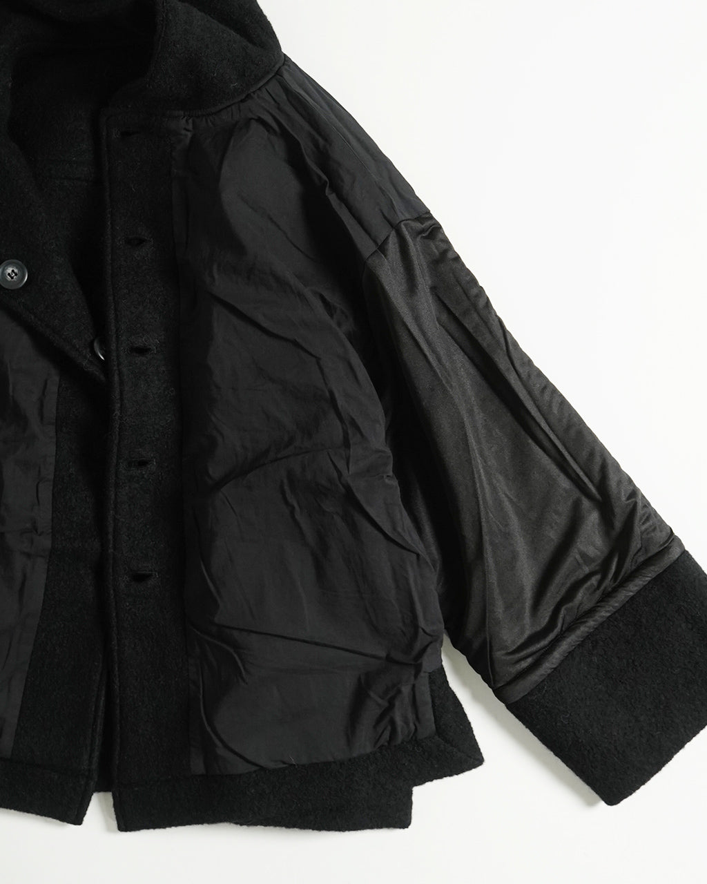 mao made マオメイド ジャケット JACKET 圧縮ウール フード 441136【送料無料】