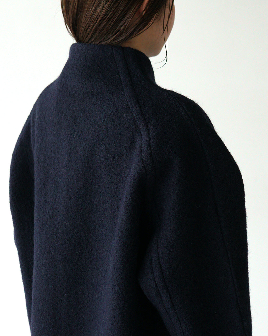 【SALE！20%OFF】mao made マオメイド コート COAT 圧縮ウール モックネック 441137【送料無料】