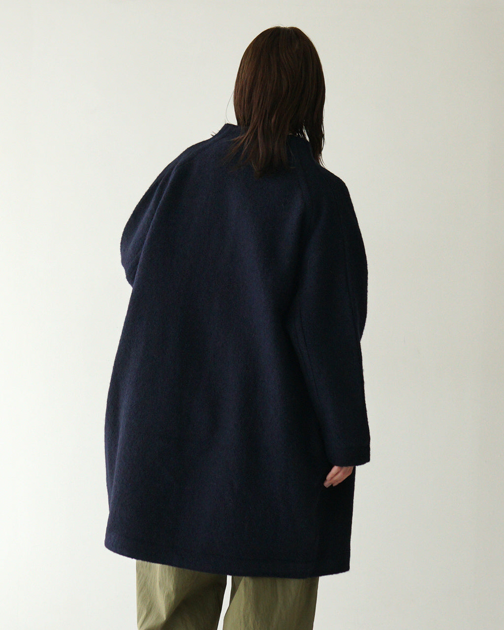 mao made マオメイド コート COAT 圧縮ウール モックネック 441137【送料無料】