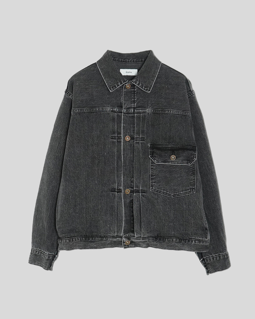 marka マーカ TYPE-1 デニムジャケット DENIM JACKET オーガニックコットン 13.5oz セルビッチデニム M25A04BL11C【送料無料】