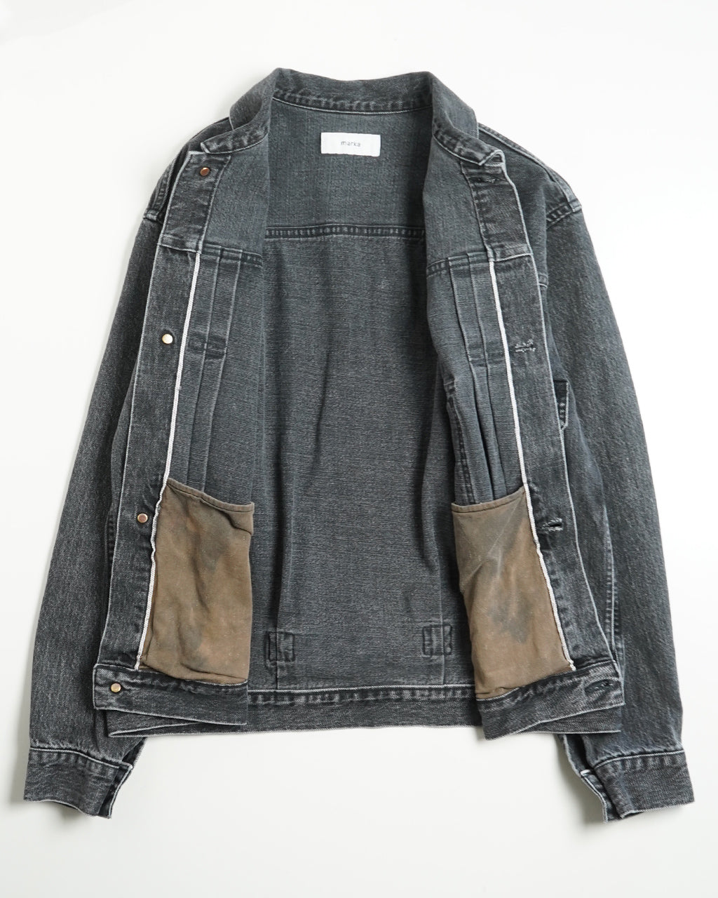 marka マーカ TYPE-1 デニムジャケット DENIM JACKET オーガニックコットン 13.5oz セルビッチデニム M25A04BL11C【送料無料】