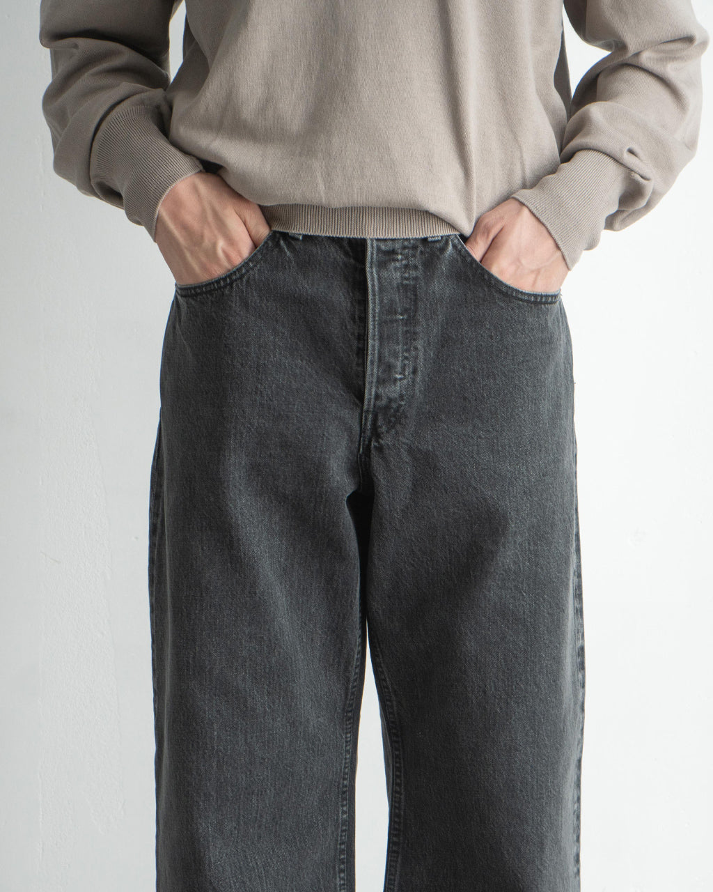 marka マーカ セルビッチ デニム パンツ SELVEDGE DENIM WIDE LEG JEANS ワイドレッグ ジーンズ 13.5oz オーガニックコットン M25A04PT12C【送料無料】