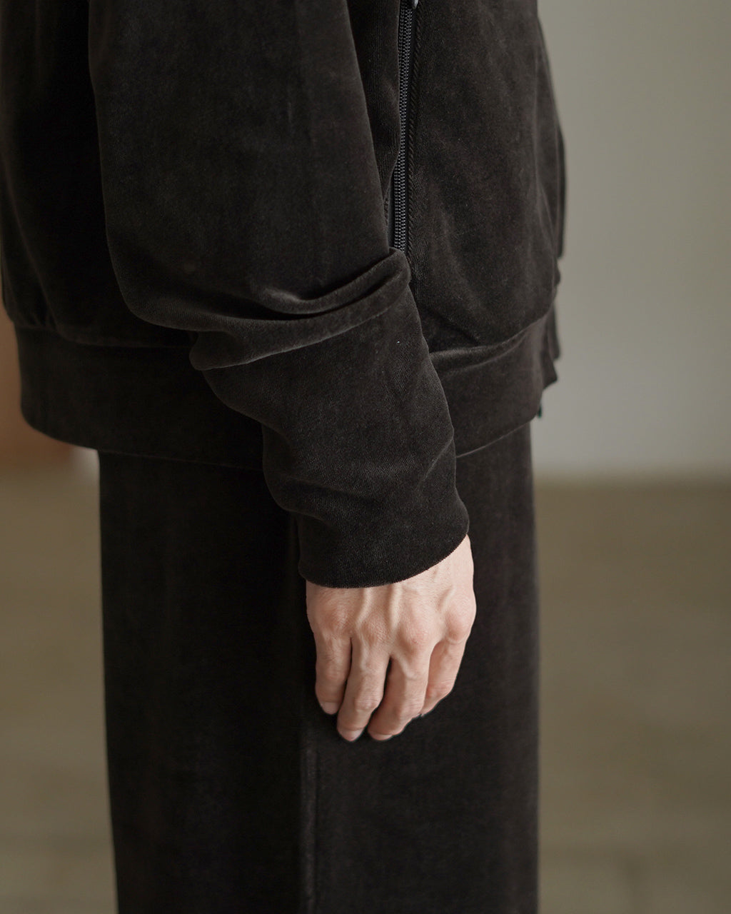 marka マーカ フルジップ トラックジャケット ベロア メンズ 30