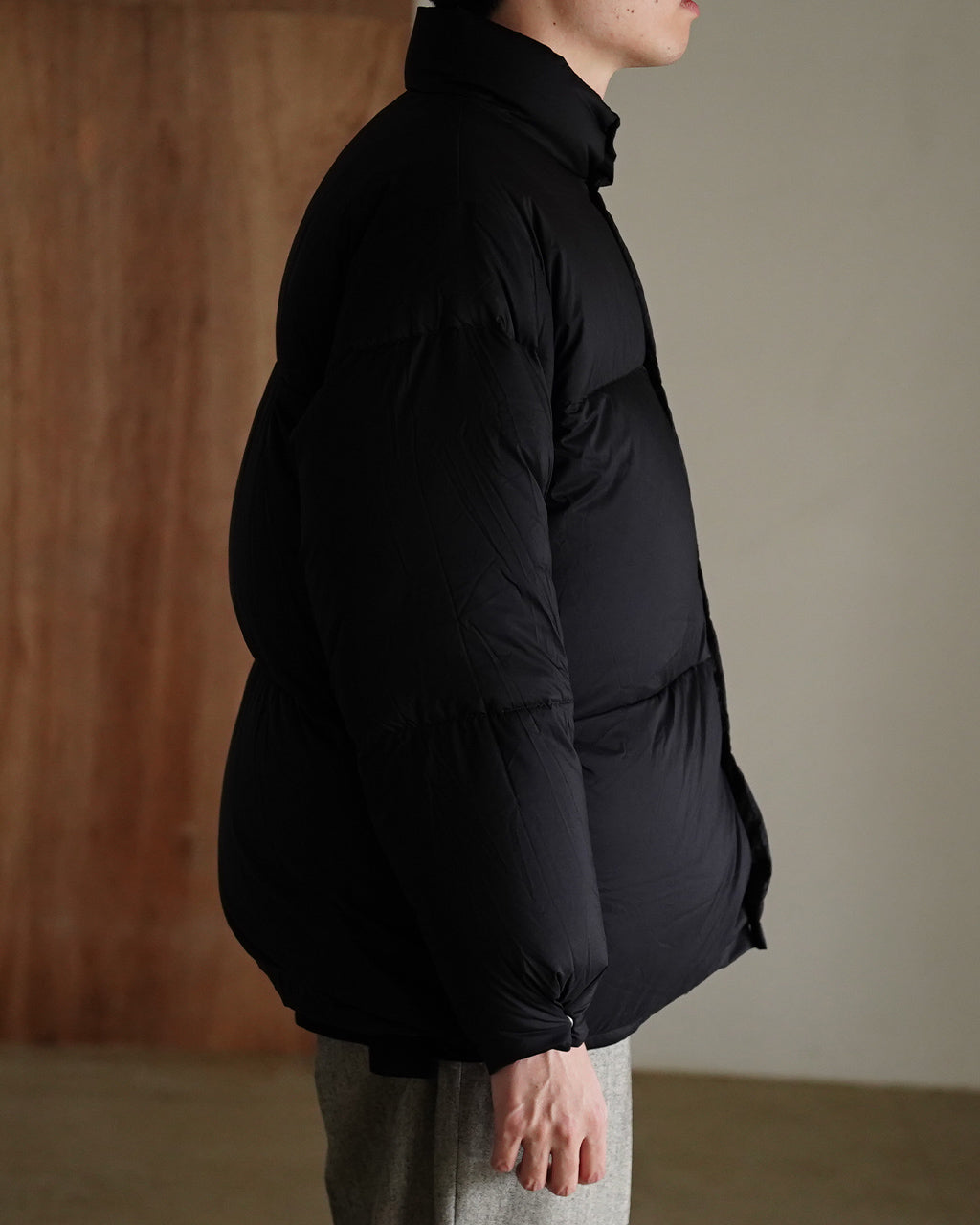 Recycle Nylon Mini Ripstop Down Jacket M25C26BL01C