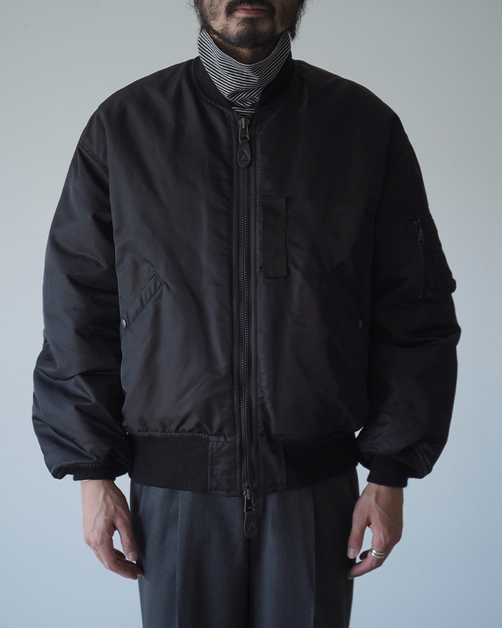 marka マーカ MA-1 M26C16BL01C ナイロンツイル プリマロフト フライト