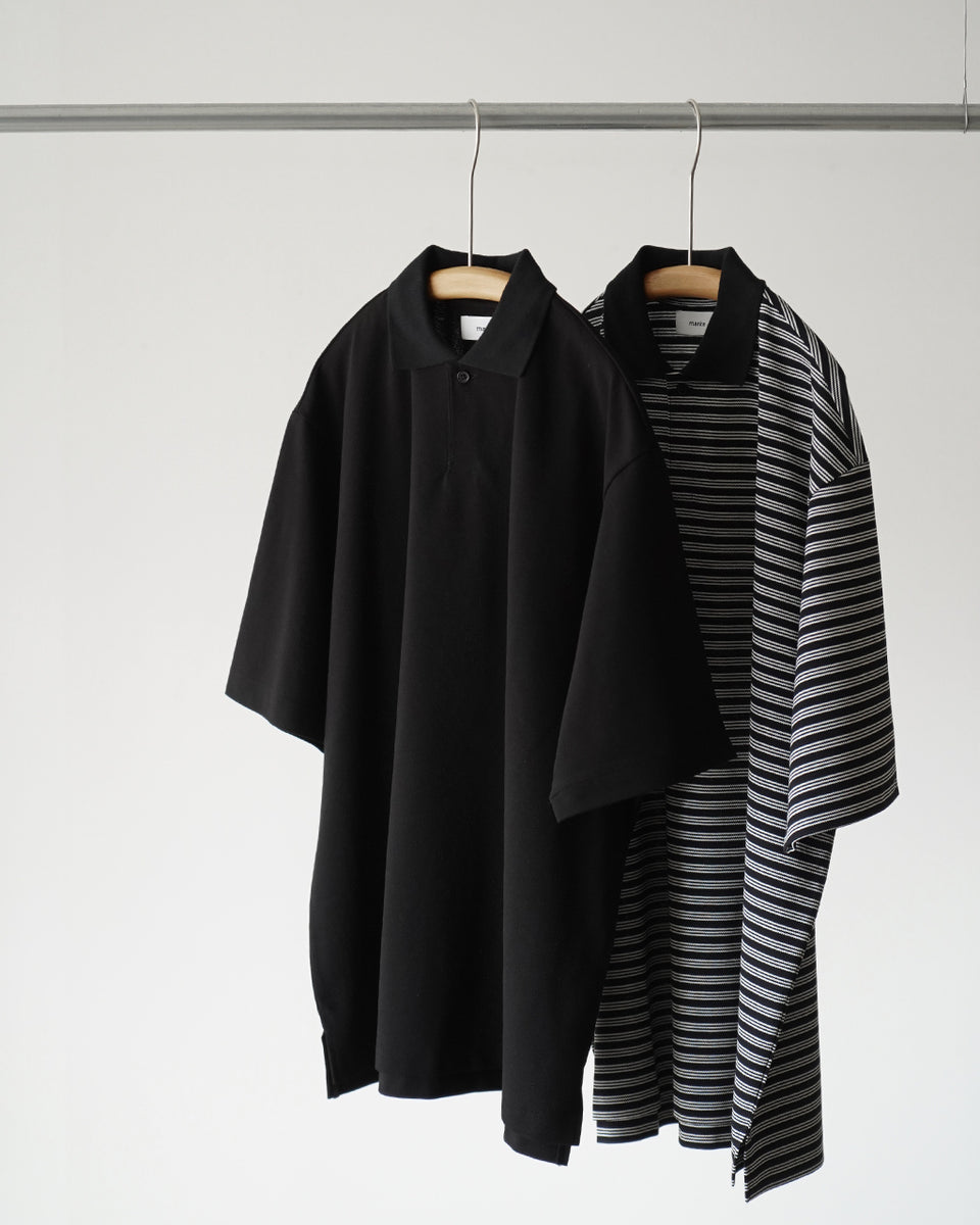 marka マーカ ワンボタン 半袖 ポロシャツ メンズ ONE BUTTON TEE S/S 