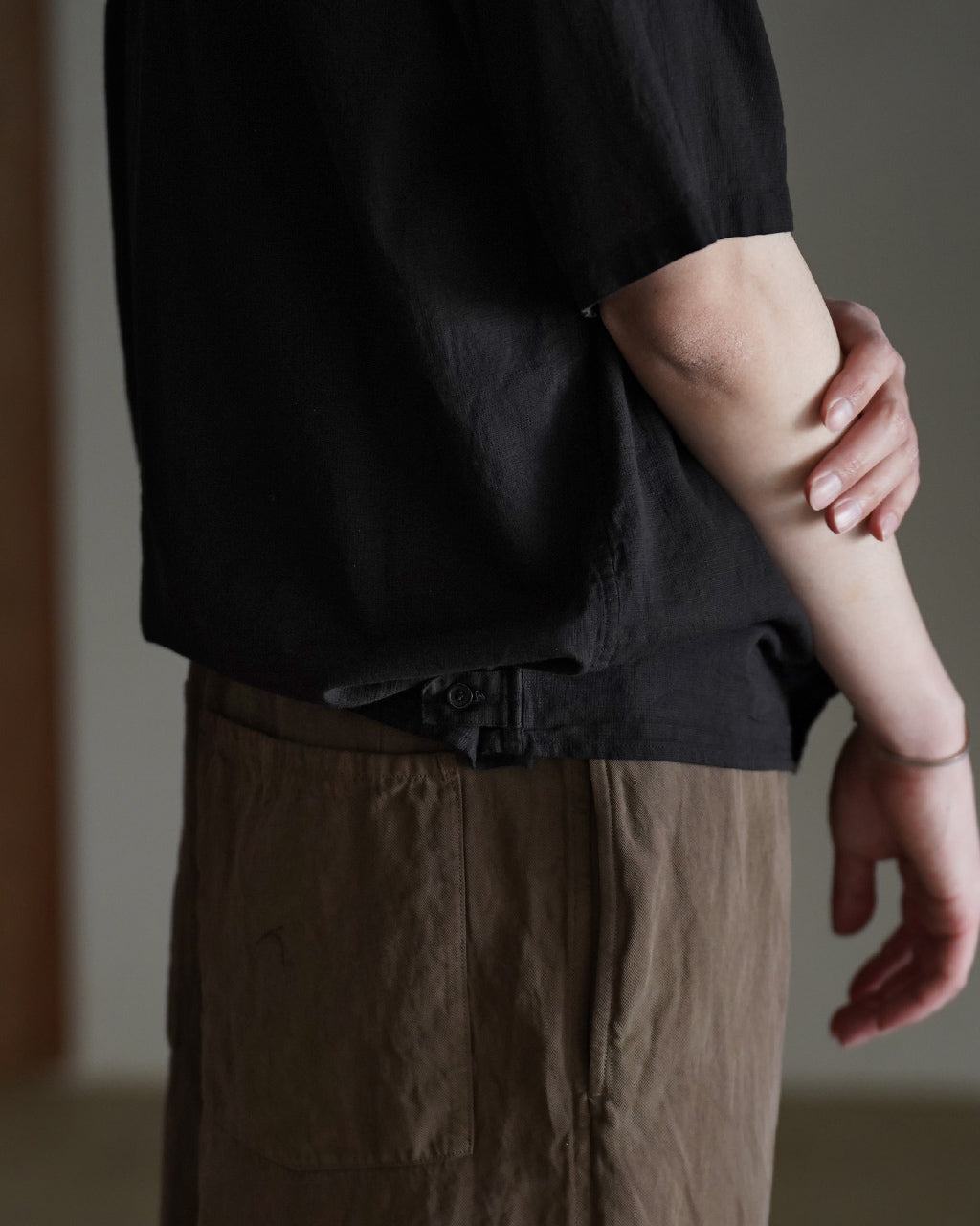 OPEN COLLAR S/S SHIRT M26A16SH01B