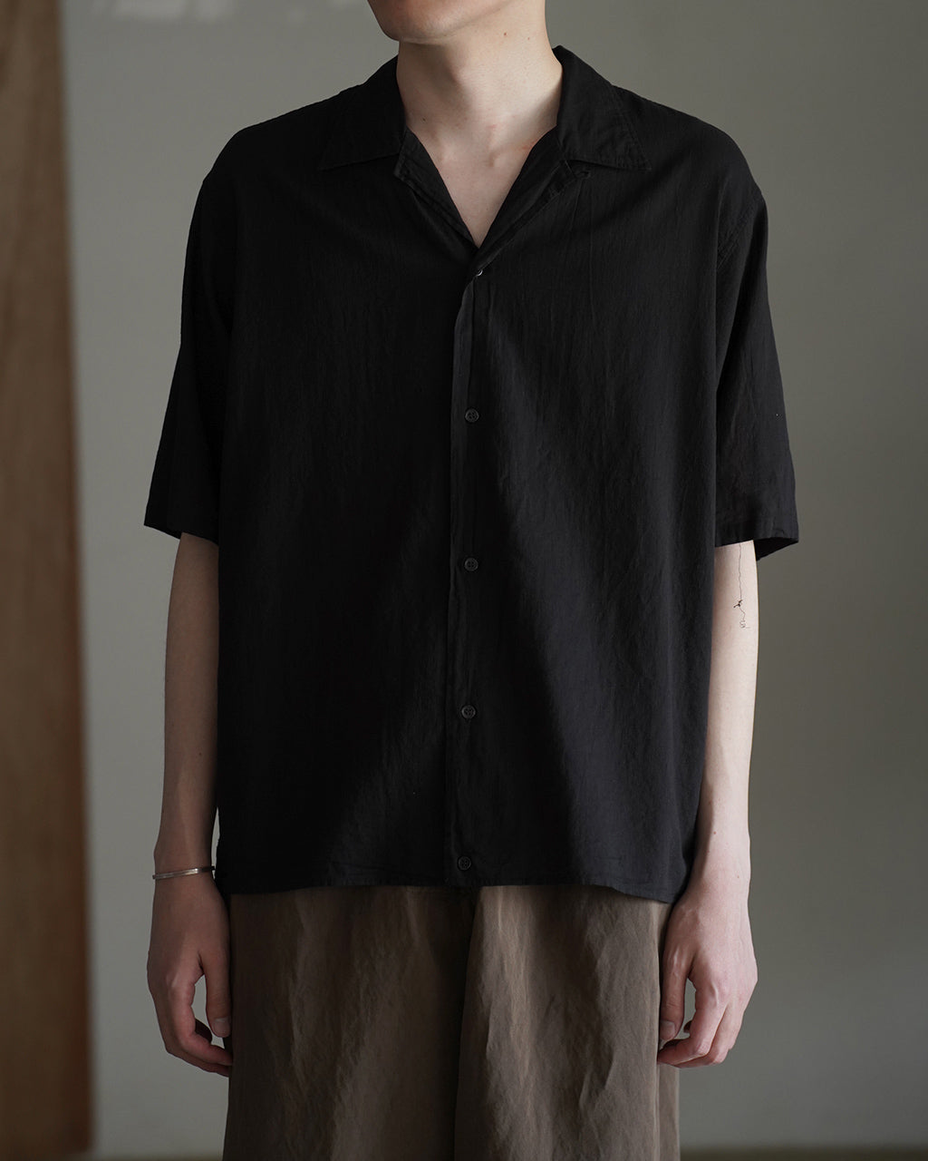 OPEN COLLAR S/S SHIRT M26A16SH01B