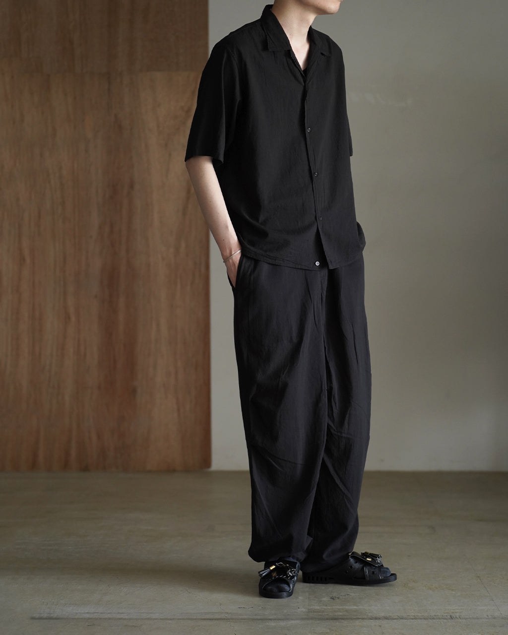 OPEN COLLAR S/S SHIRT M26A16SH01B