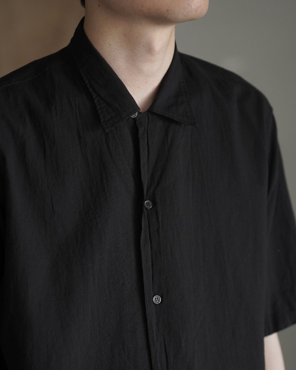 OPEN COLLAR S/S SHIRT M26A16SH01B
