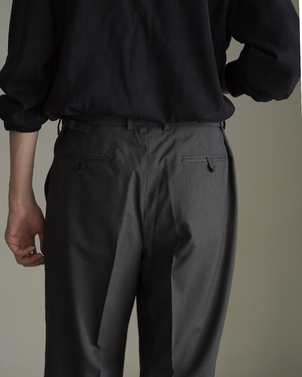 REGULAR FIT STRAIGHT TROUSERS M26C01PT02C