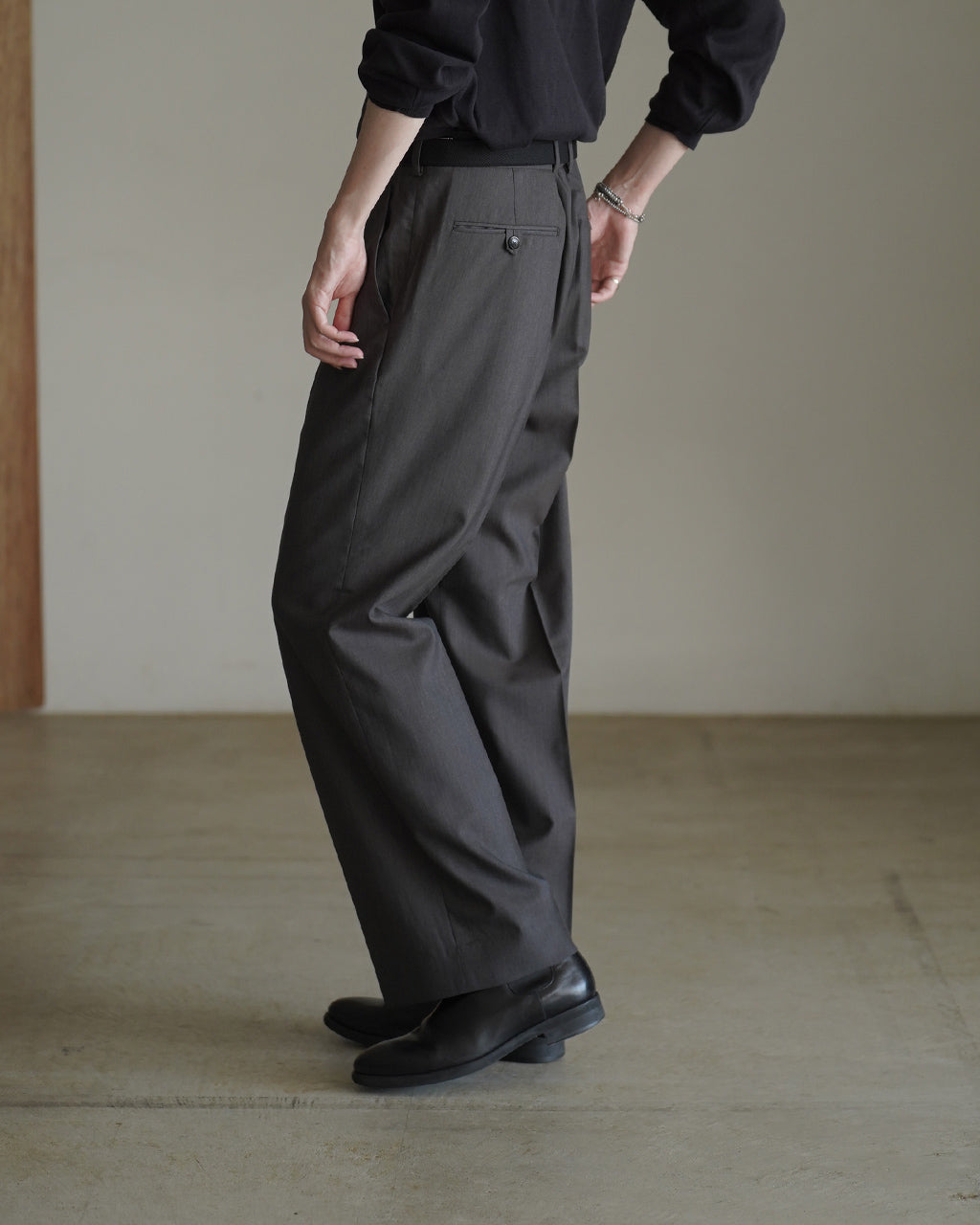 REGULAR FIT STRAIGHT TROUSERS M26C01PT02C