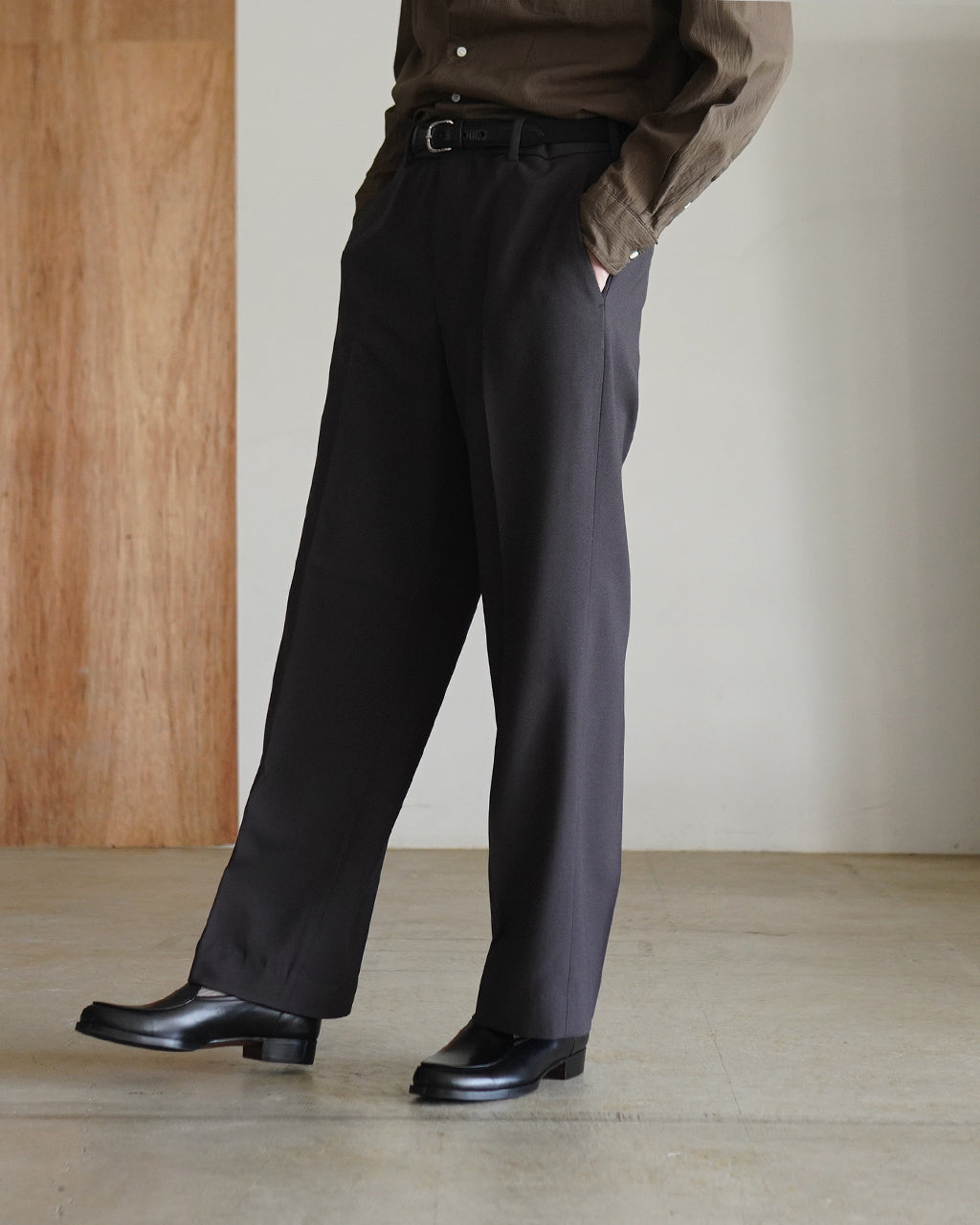 marka マーカ REGULAR STRAIGHT TROUSERS marka マーカ レギュラーフィット ストレート トラウザーズ メンズ