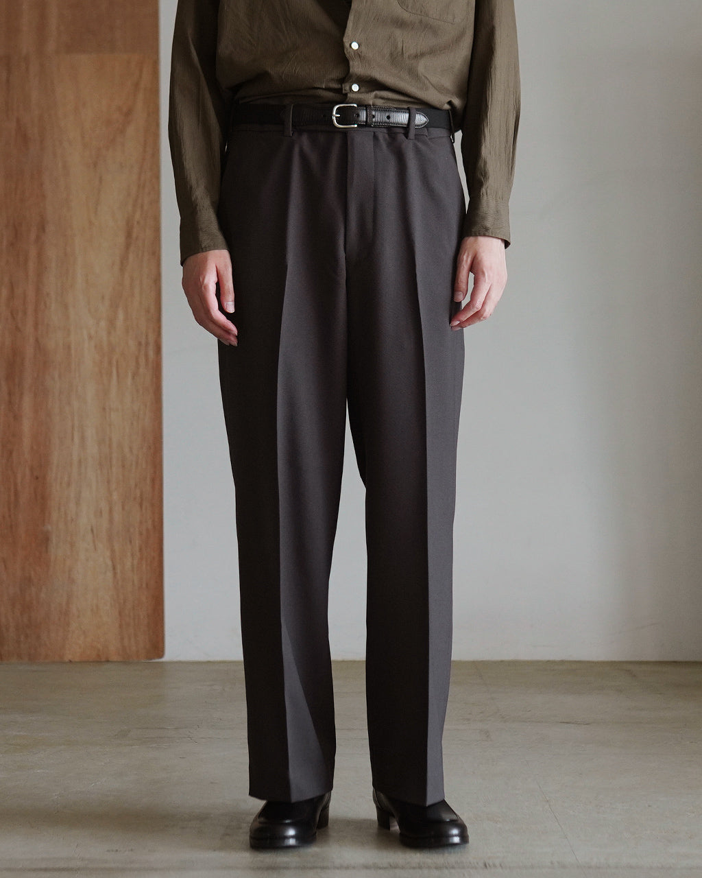 marka マーカ REGULAR STRAIGHT TROUSERS marka マーカ レギュラーフィット ストレート トラウザーズ メンズ