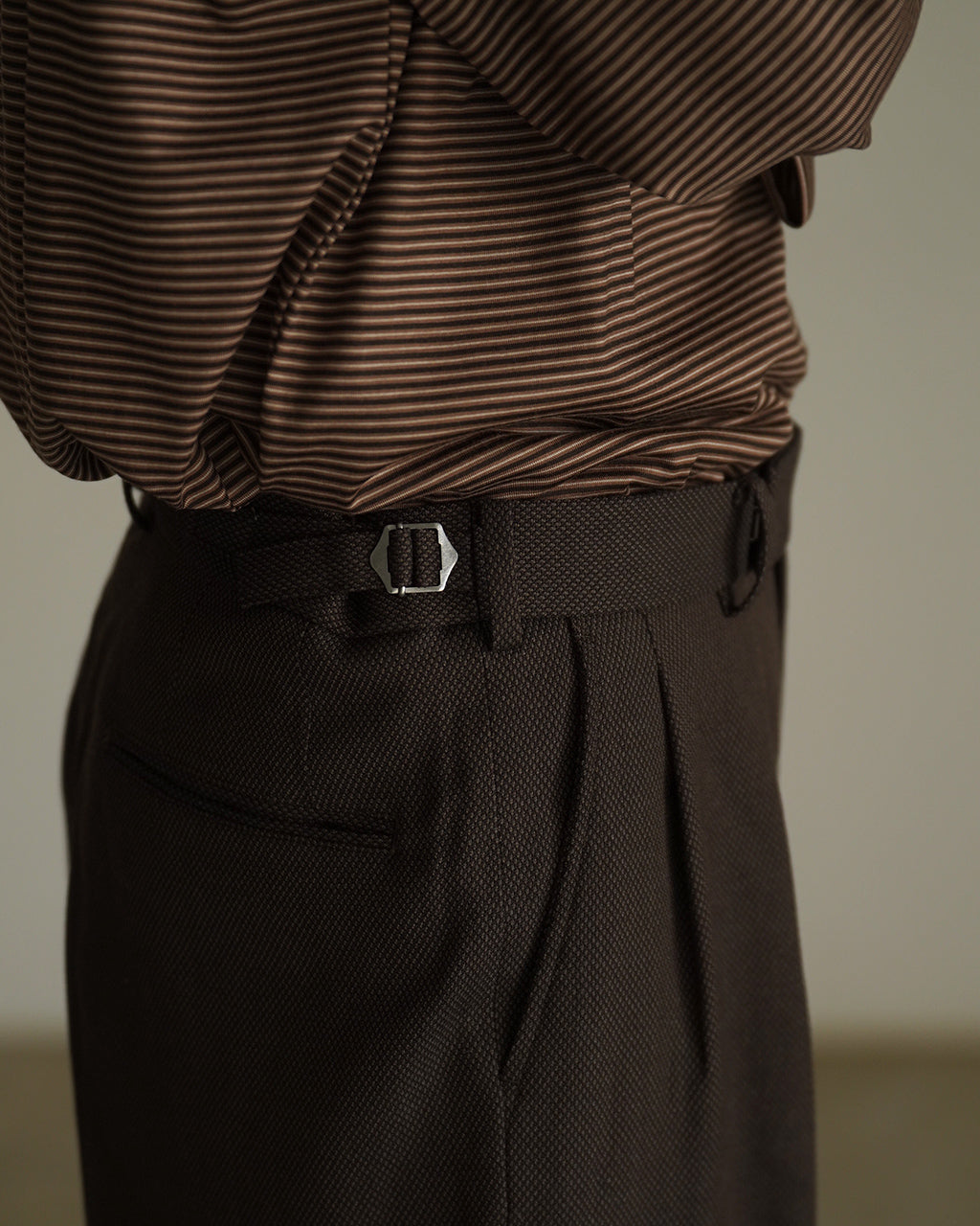 Single Pleat Wide Trousers M26C10PT02C