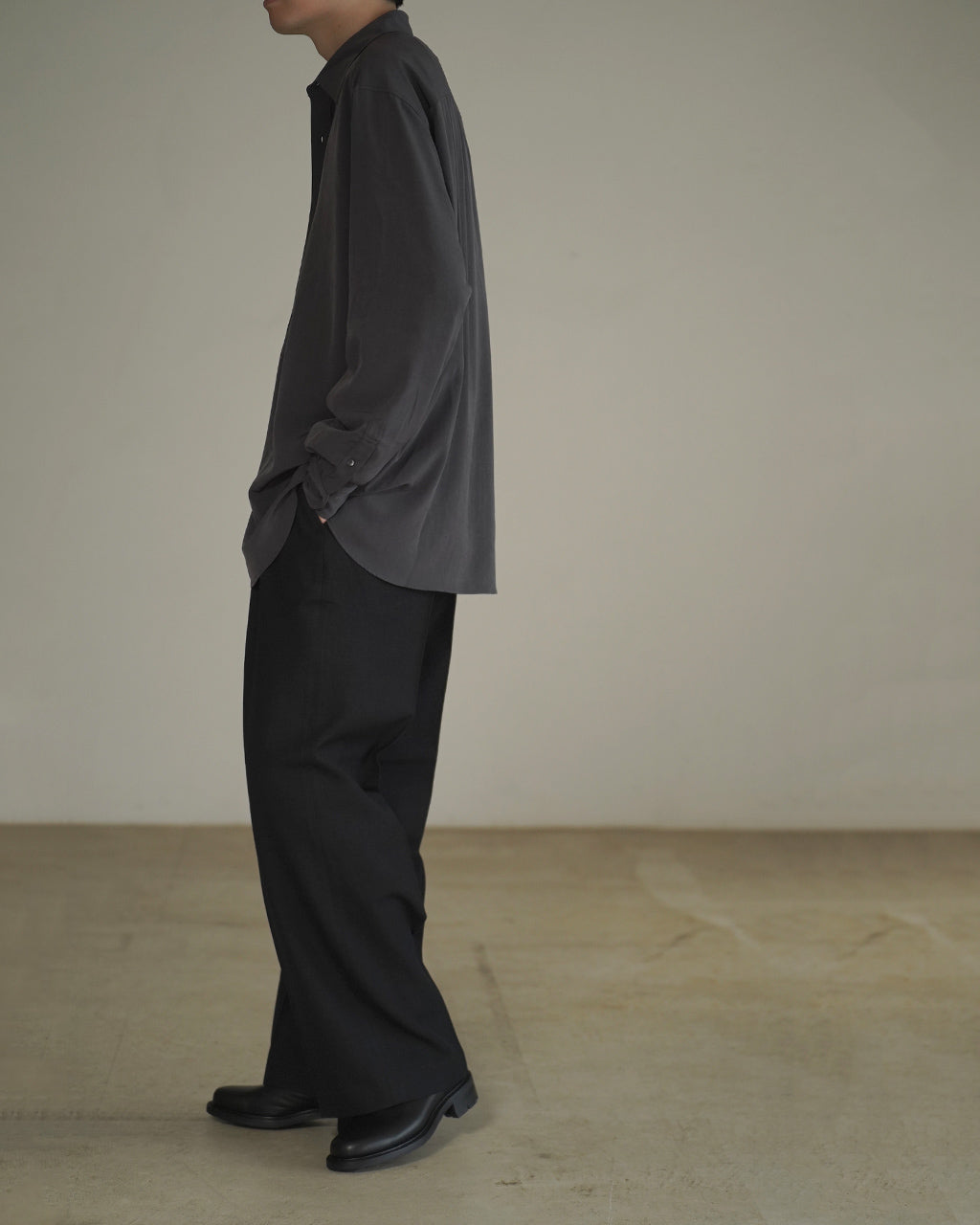 Single Pleat Wide Trousers M26C10PT02C