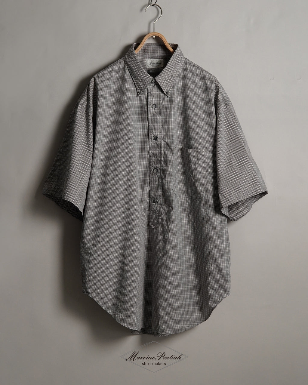 【実店舗のみ展開】MarvinePontiak マーヴィンポンティアック 半袖シャツ レギュラー ボタンダウン メンズ B.D. P/O S/S SH MPSM-1906S