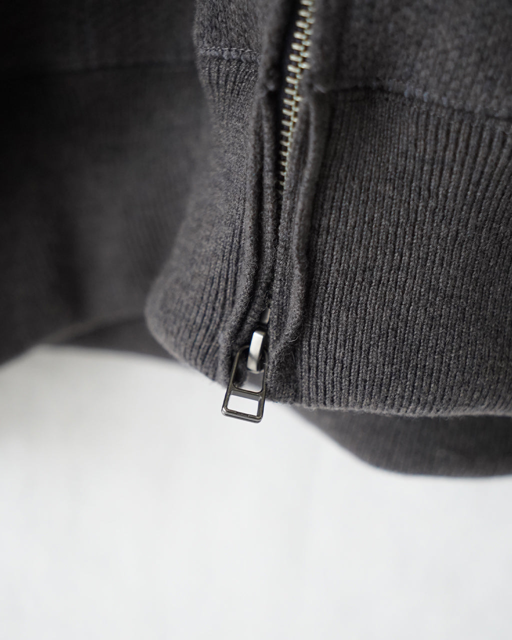 WOOL SWEAT ZIP HOODIE 2502-094