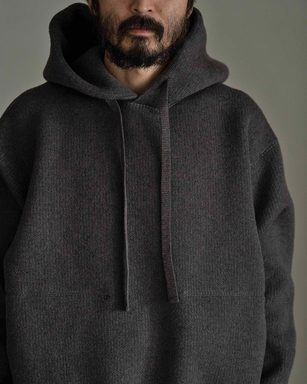 WOOL SWEAT HOODIE 2502-095