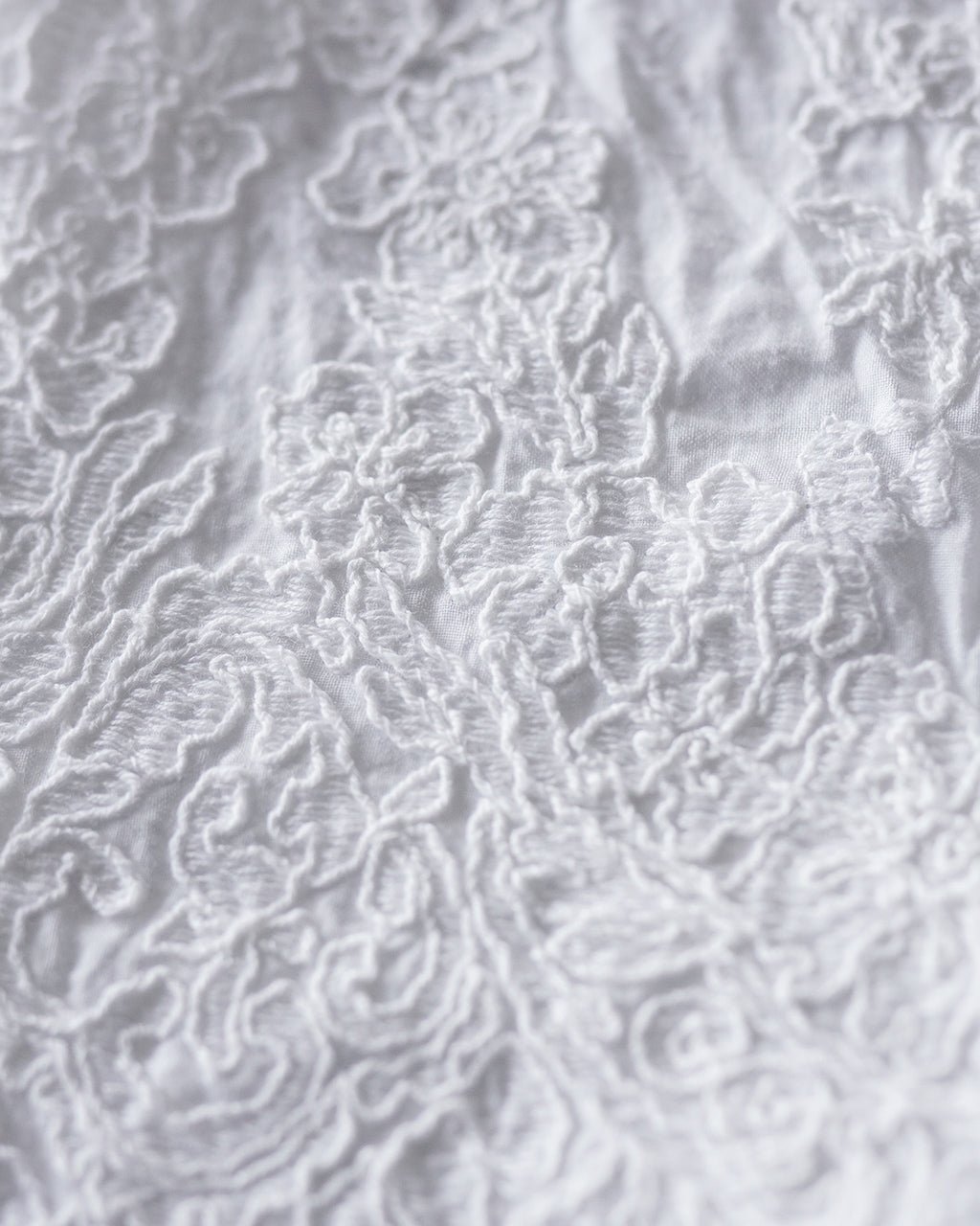 ミズイロインド mizuiro ind レースシノワズリシャツ レディース lace